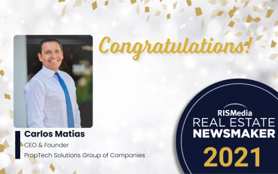 Carlos Matias Selected as a 2021 Real Estate Newsmaker by RISMedia